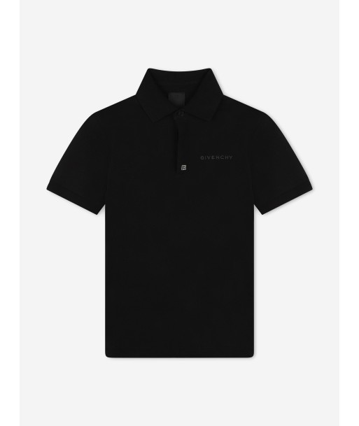 Givenchy Boys Logo Polo Shirt in Black 50% de réduction en Octobre 2024