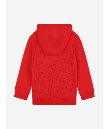 Givenchy Boys Logo Print Hoodie in Red basket pas cher