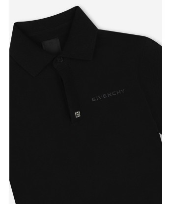 Givenchy Boys Logo Polo Shirt in Black 50% de réduction en Octobre 2024