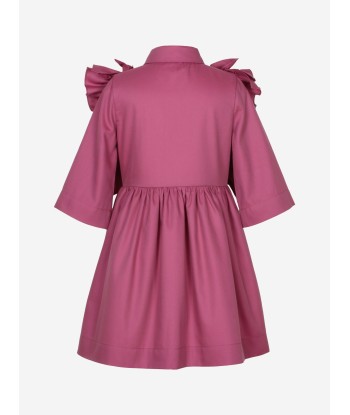 Jessie And James Girls Ripple Dress With Sleeves in Purple Comparez plus de prix