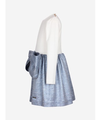 Jessie And James Girls Katlyn Dress in Blue Découvrez la collection