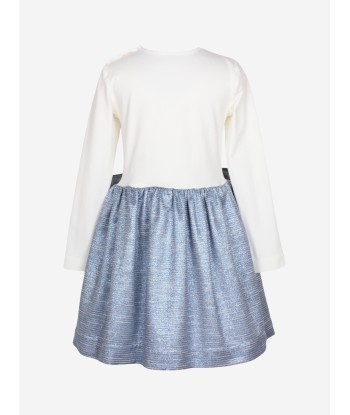 Jessie And James Girls Katlyn Dress in Blue Découvrez la collection