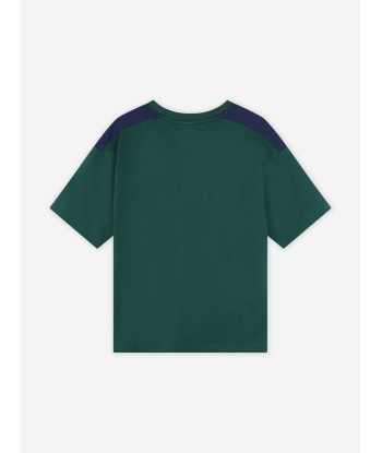 Hugo Boys Logo Print T-Shirt in Green Comment ça marche