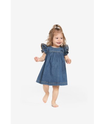 Diesel Baby Girls Denim Smock Dress in Blue ouvre sa boutique