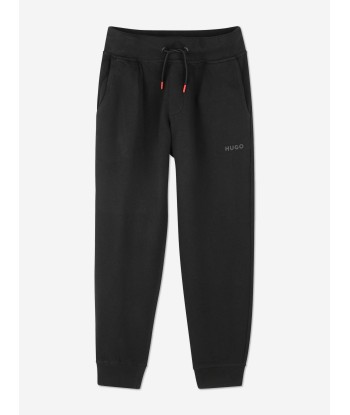 Hugo Boys Logo Joggers in Black pas cher chine