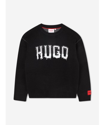 Hugo Boys Logo Jumper in Black suggérées chez