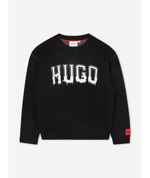 Hugo Boys Logo Jumper in Black suggérées chez