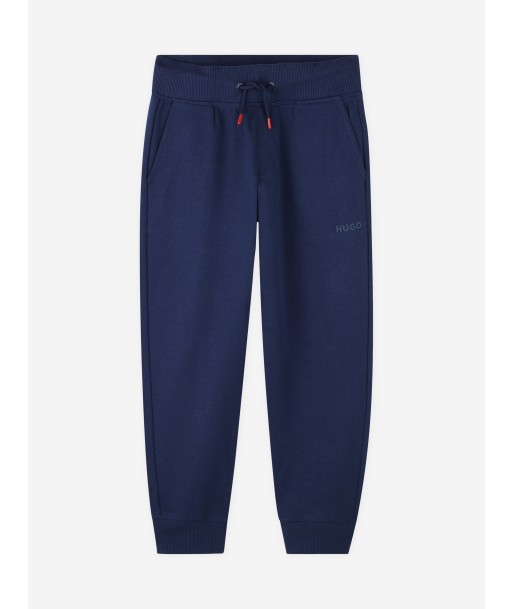 Hugo Boys Logo Joggers in Blue livraison gratuite