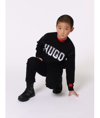 Hugo Boys Logo Jumper in Black suggérées chez