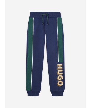 Hugo Boys Logo Joggers in Green ou a consommer sur place