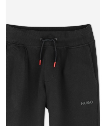 Hugo Boys Logo Joggers in Black pas cher chine