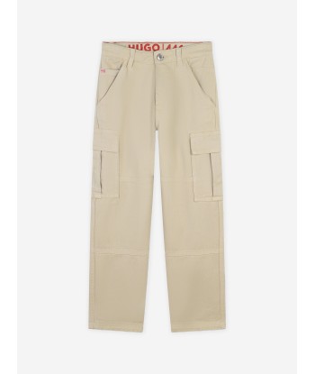 Hugo Boys Loose Pants in Beige votre restaurant rapide dans 