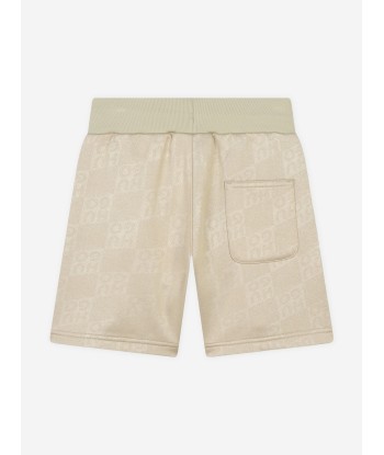 Hugo Boys Logo Shorts in Beige france