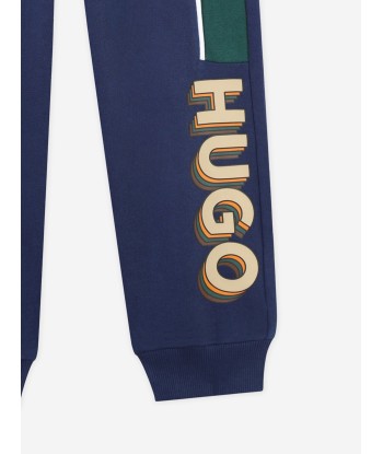 Hugo Boys Logo Joggers in Green ou a consommer sur place