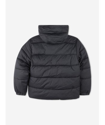 Hugo Boys Logo Puffer Jacket in Black Voir les baskets