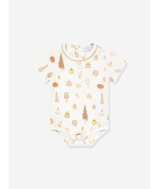 Atelier Choux Baby Classic Bodysuit in White vente chaude votre 