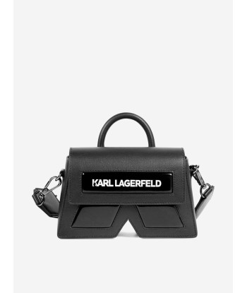 Karl Lagerfeld Girls Ikon K Crossbody Bag in Black (18.5cm) Pour