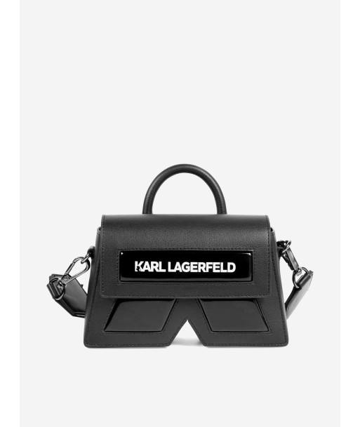 Karl Lagerfeld Girls Ikon K Crossbody Bag in Black (18.5cm) Pour