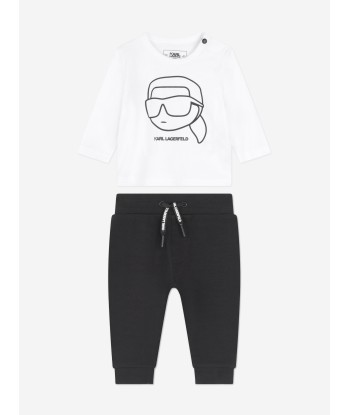 Karl Lagerfeld Baby Boys Tracksuit Gift Set in Black le concept de la Pate a emporter 