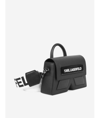 Karl Lagerfeld Girls Ikon K Crossbody Bag in Black (18.5cm) Pour