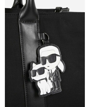 Karl Lagerfeld Baby Logo Changing Bag in Black (42cm) Les magasins à Paris et en Île-de-France