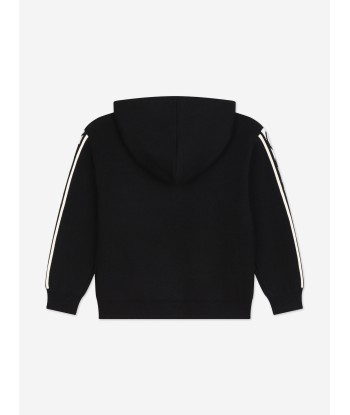 MARC JACOBS Kids Logo Zip Up Top in Black Economisez 