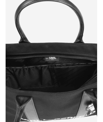 Karl Lagerfeld Baby Logo Changing Bag in Black (42cm) Les magasins à Paris et en Île-de-France