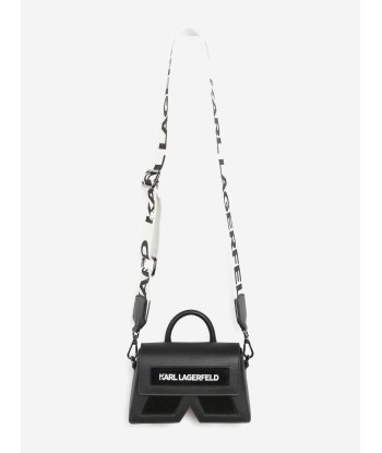 Karl Lagerfeld Girls Ikon K Crossbody Bag in Black (18.5cm) Pour