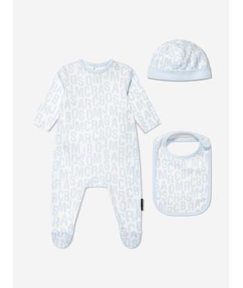 MARC JACOBS Baby Boys Babygrow Gift Set in Blue français