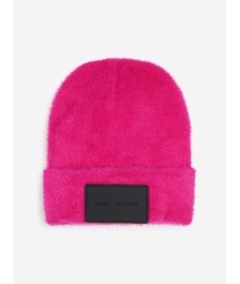 MARC JACOBS Girls Logo Beanie Hat in Pink les ligaments