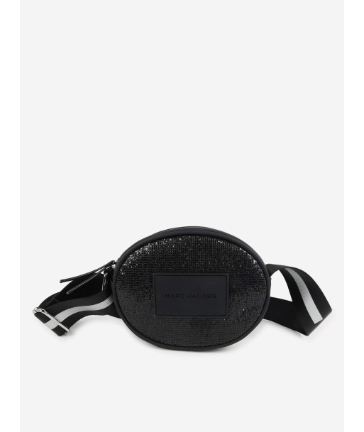 MARC JACOBS Girls Diamante Crossbody Bag in Black (16.5cm) les ligaments