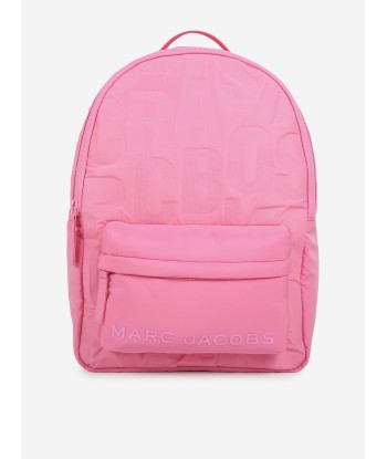 MARC JACOBS Girls Monogram Backpack in Pink (39cm) shop