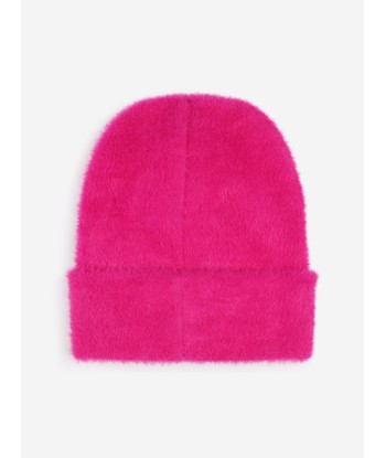 MARC JACOBS Girls Logo Beanie Hat in Pink les ligaments