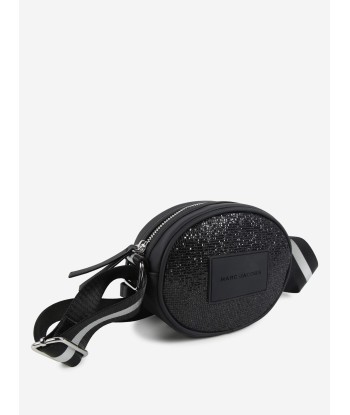 MARC JACOBS Girls Diamante Crossbody Bag in Black (16.5cm) les ligaments