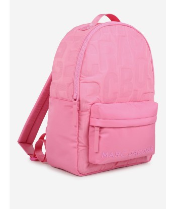 MARC JACOBS Girls Monogram Backpack in Pink (39cm) shop