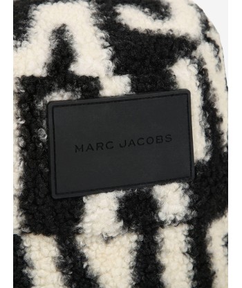 MARC JACOBS Kids Faux Shearling Bucket Hat in Black Les magasins à Paris