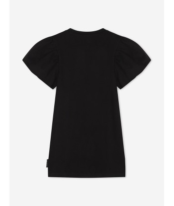 MARC JACOBS Girls Puff Sleeve Dress in Black À commander