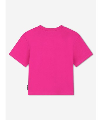 MARC JACOBS Girls Snapshot Bag Print T-Shirt in Pink les ligaments