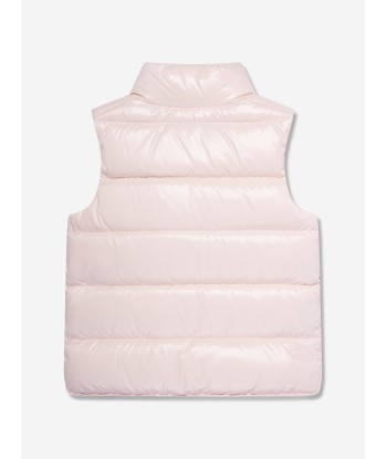 Moncler Enfant Baby Girls Down Padded Bernard Gilet in Pink Comparez et commandez 