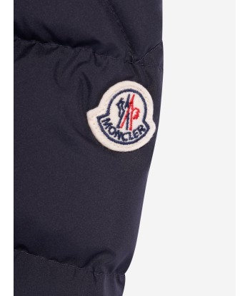 Moncler Enfant Baby Girls Down Padded Sharon Jacket in Navy commande en ligne