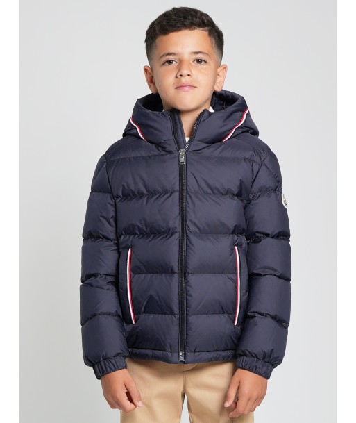 Moncler Enfant Boys Down Padded Merary Jacket in Navy pour bénéficier 