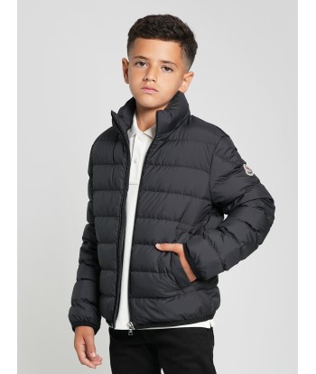 Moncler Enfant Boys Down Padded Baudinet Jacket in Black Vous souhaitez 