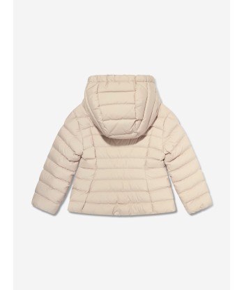 Moncler Enfant Girls Down Padded Egisto Jacket in Beige pas cher 