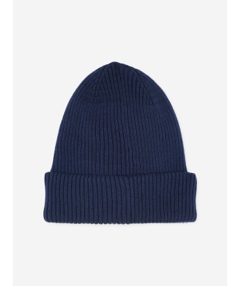 Hugo Kids Knitted Beanie Hat in Blue vente chaude votre 