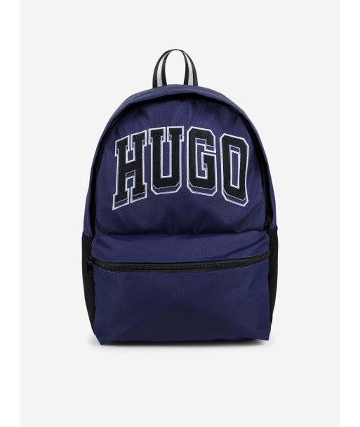 Hugo Boys Logo Backpack in Blue (39cm) Livraison rapide