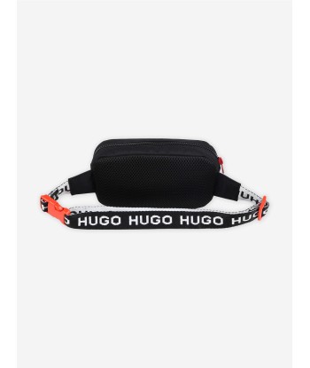 Hugo Boys Logo Belt Bag in Black Dans la société mordern