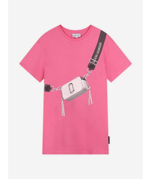 MARC JACOBS Girls Snapshot Bag T-Shirt Dress in Pink Le MVP de beaucoup