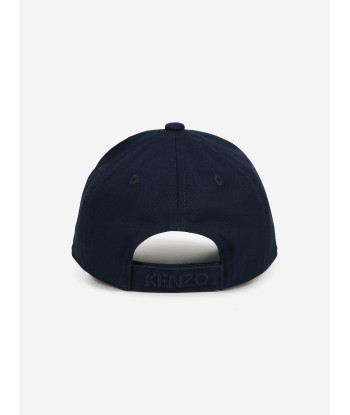 KENZO Baby Tiger Logo Cap in Navy destockage