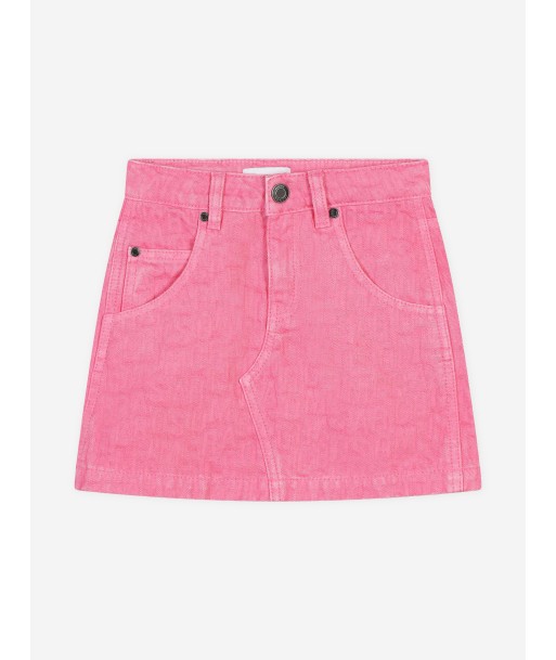 MARC JACOBS Girls Jacquard Logo Skirt in Pink pas cheres