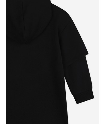 MARC JACOBS Girls Hooded Sweater Dress in Black Par le système avancé 